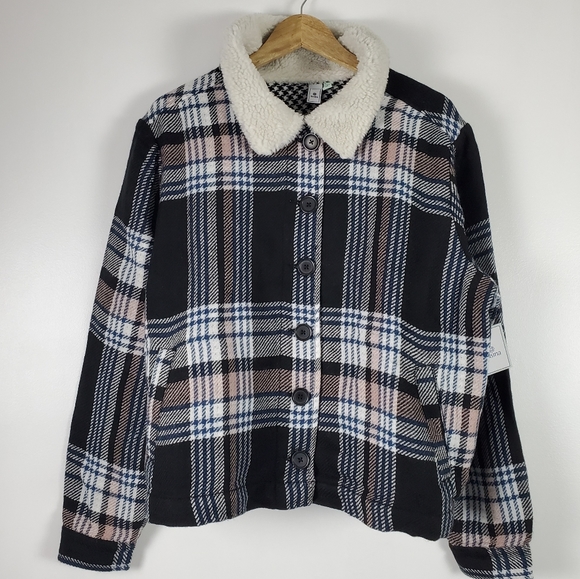 Susina Jackets & Blazers - Susina | NWT plaid faux shearling jacket 2X